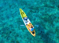 Kayak-at-blue-lagoon-Island-Drvenik